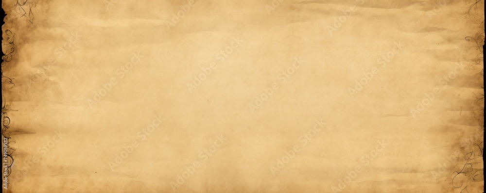 Tan blank paper with a bleak and dreary border 