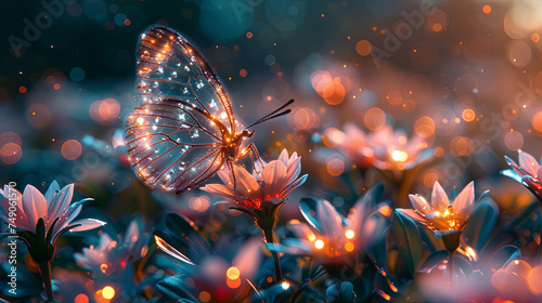 butterfly on the flower © Krit