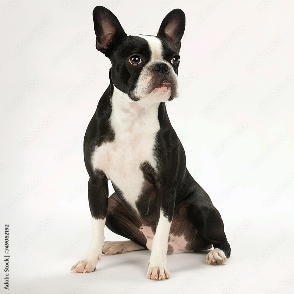 ボストン・テリアのイメージ - image of Boston Terrier - No2-10 Generative AI ボストン・テリアのイメージ - image of Boston Terrier - No2-10 Generative AI