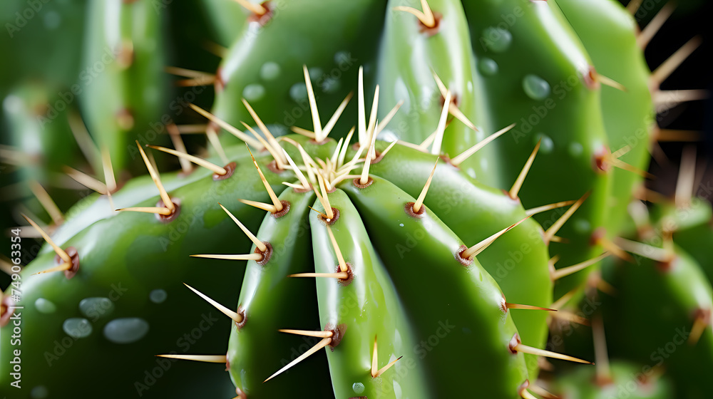 Close-up of prickly pear cactus Close-up of prickly pear cactus