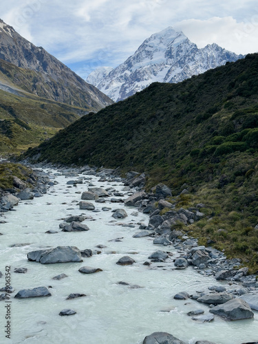 River, Mount Cook National Park, New Zealand