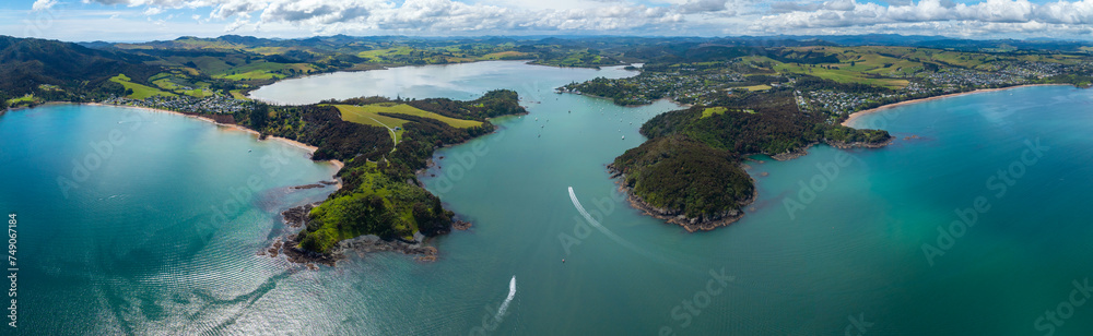 Entrance to Mangonui Harbour, Northland, New Zealand