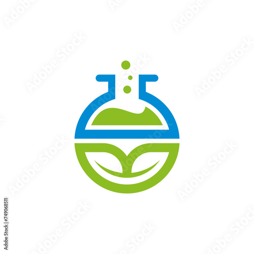 natural lab logo designs concept, science and medicine creative symbol, eco lab logo template
