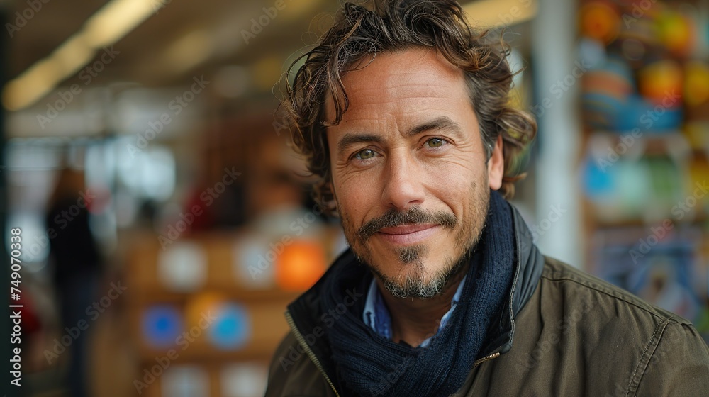 handsome middle-aged man handsome middle-aged man