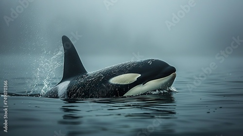 orca whale, killer whale, beautiful whale  © Borel
