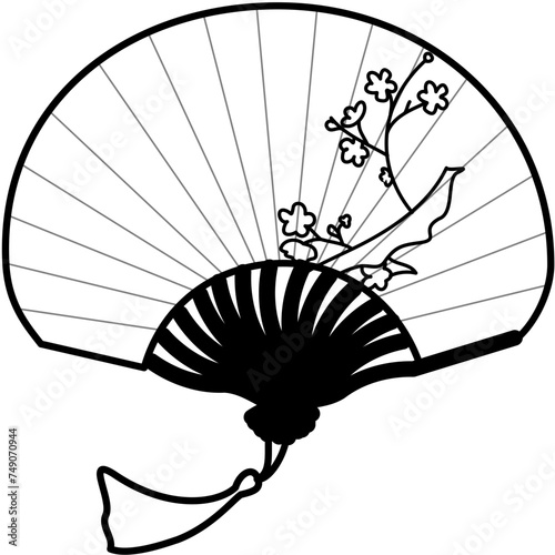 uchiwa fan decorative air cooling japanese sensu
