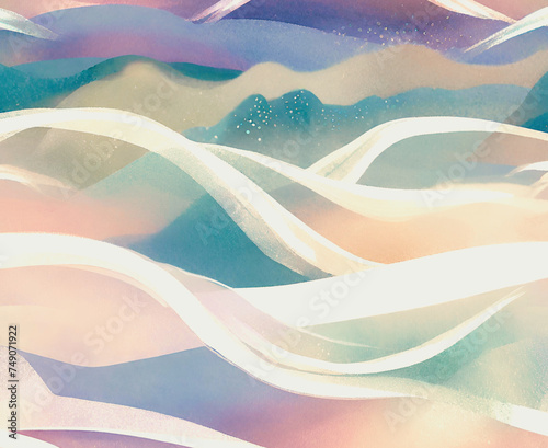 Colorful abstract wave background that can be used a textured background or abstract wallpaper in pastel colors