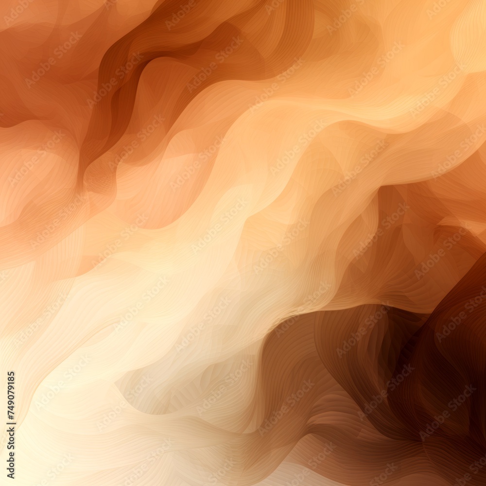 Abstract swirling pattern in tan, mocha and chocolate