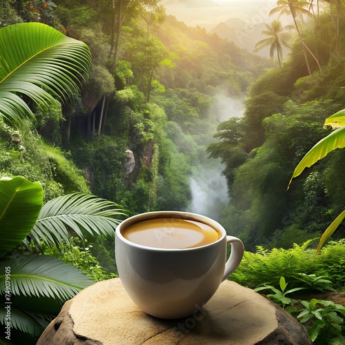a cup of coffee 