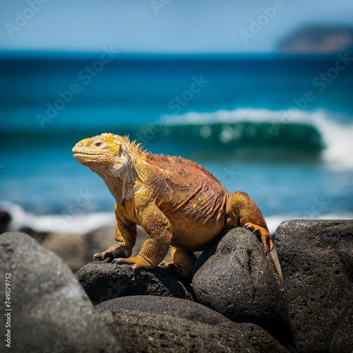 island land iguana galápagos 🇪🇨