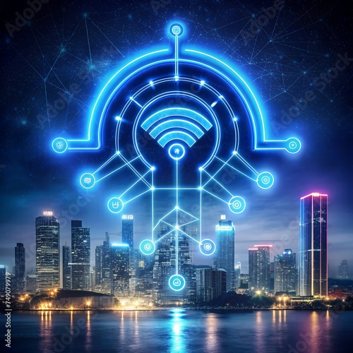 network connection dots 