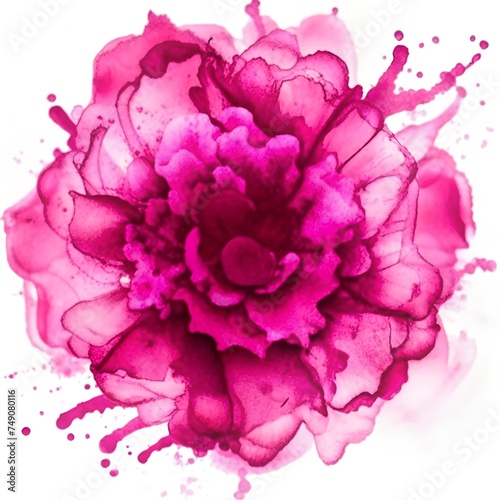 pink watercolor stain
