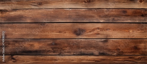 This close-up showcases the detailed texture of an old wooden plank wall, featuring visible grain patterns and signs of wear and tear. The weathered appearance adds character to the rustic setting.