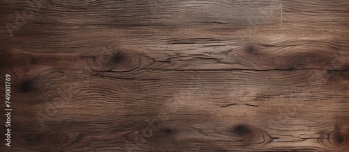 A close-up view of a wooden floor made of bleached dark oak panels against a brown background. The texture of the wood is visible, enhancing the warm and natural aesthetic of the scene.