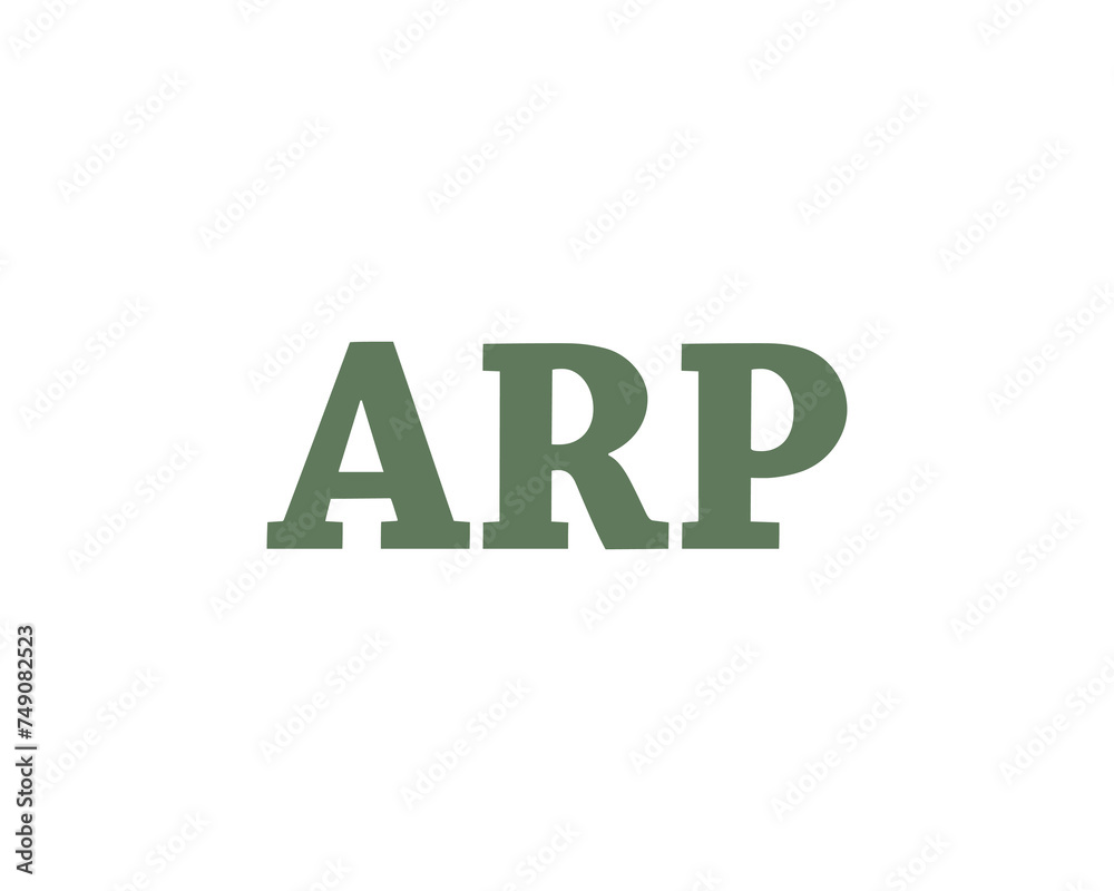 ARP logo design vector template ARP logo design vector template