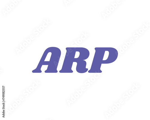 ARP logo design vector template