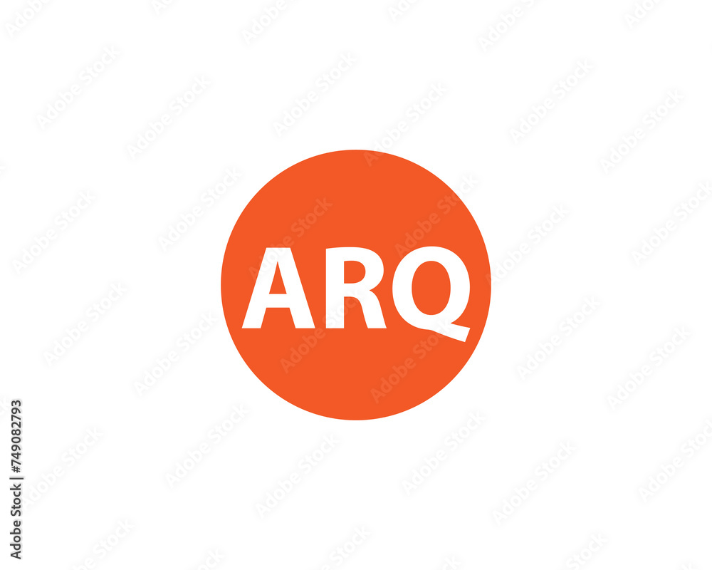 ARQ logo design vector template ARQ logo design vector template