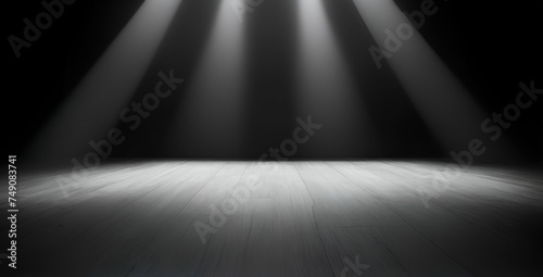 spotlight on stage