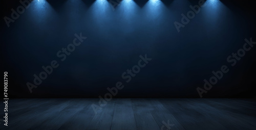 stage with spotlights