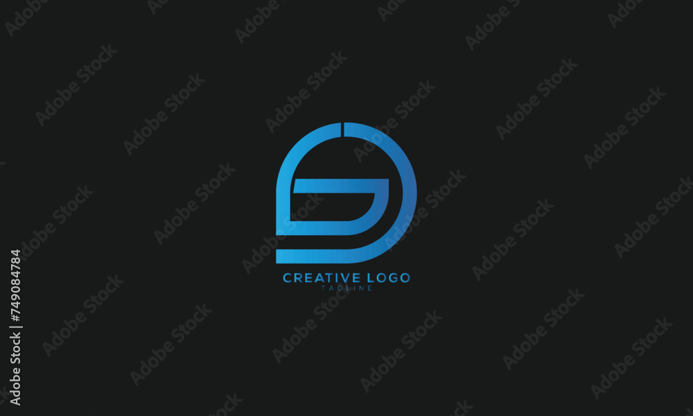 GD DG Abstract initial monogram letter alphabet logo design GD DG Abstract initial monogram letter alphabet logo design