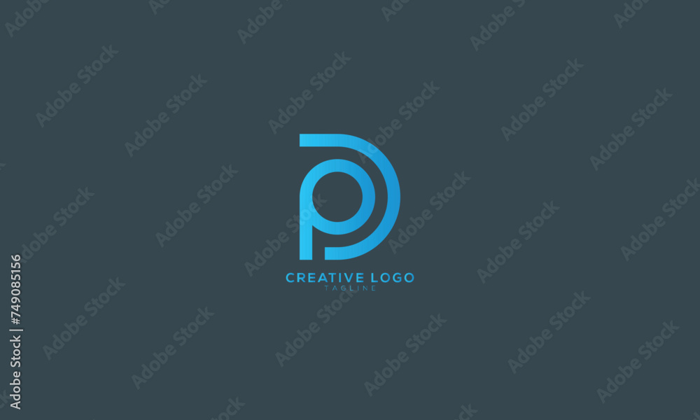 PD DP Abstract initial monogram letter alphabet logo design PD DP Abstract initial monogram letter alphabet logo design