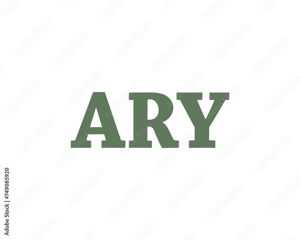 ARY Logo design vector template ARY Logo design vector template