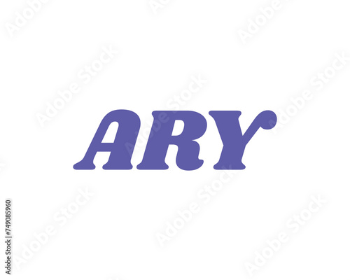 ARY Logo design vector template