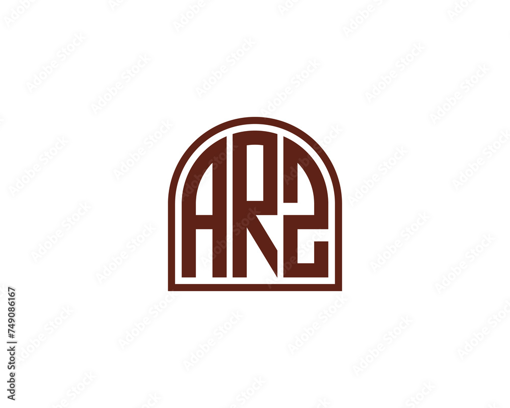 ARZ logo design vector template ARZ logo design vector template