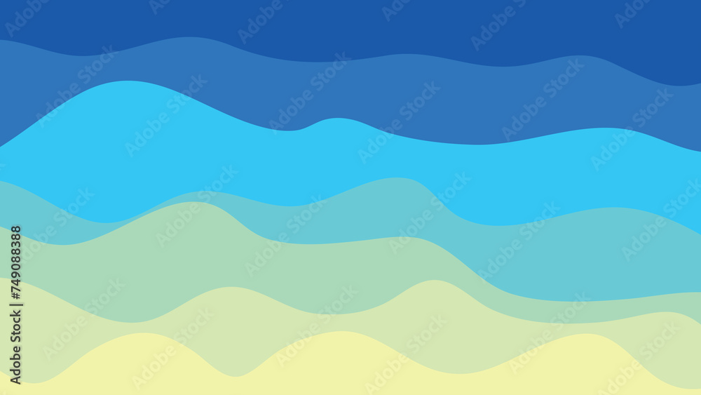 Green wave liquid overlapp layer banner template. Vector abstract background with green gradient fluid waves, organic shapes and geometric circle elements. Design for landing page and sale banner Green wave liquid overlapp layer banner template. Vector abstract background with green gradient fluid waves, organic shapes and geometric circle elements. Design for landing page and sale banner