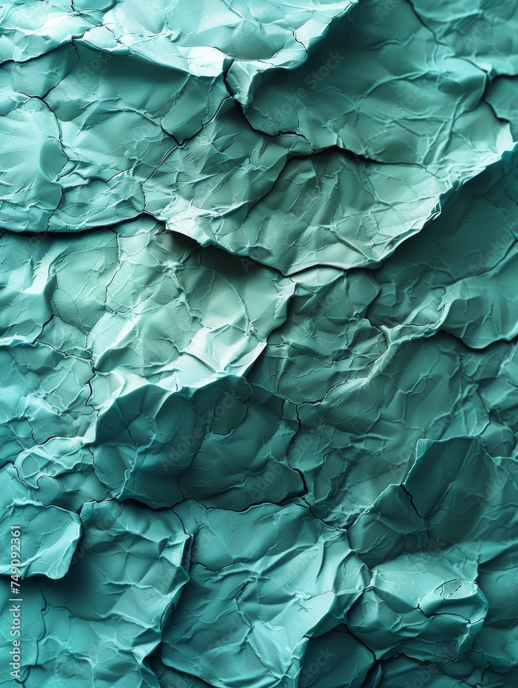 Fototapeta premium Close Up of a Blue Paper Texture