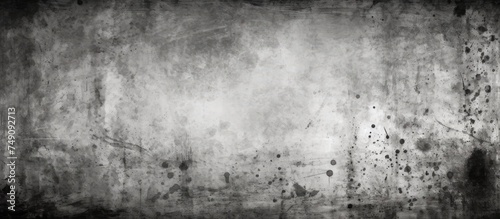 A black and white image showcasing a grimy and worn-out wall. The walls texture is rough and gritty, with an abstract and dark appearance.