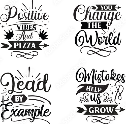 Motivational Svg Bundle  Positive Quote  Enjoy 50  Off when you Order   Saying Svg  Hand Lettered  Svg Dxf Eps Png Files  Funny Quotes