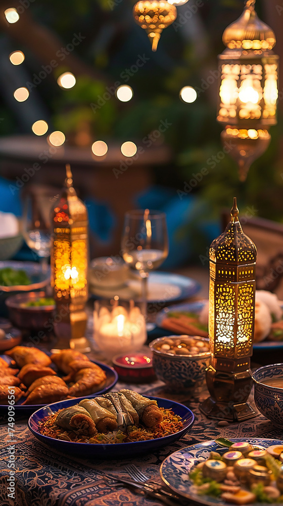 Ramadan table setting