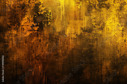 grunge texture yellow background