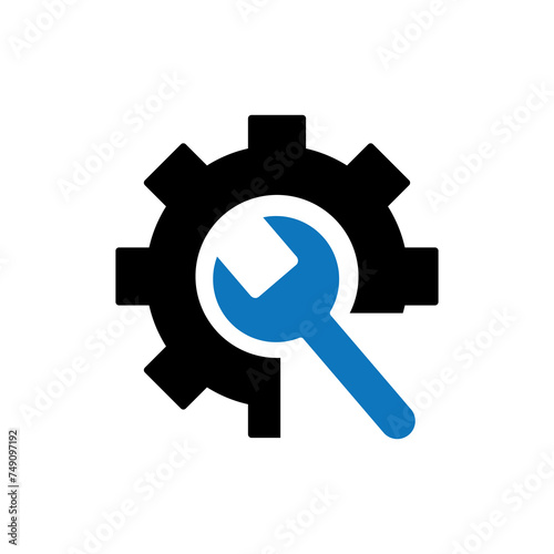 setting vector glyph color icon simple illustration on white background..eps