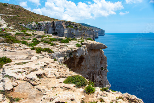 Limestone Dingli Cliffs - Malta photo