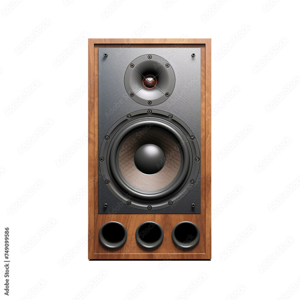 Fototapeta premium Speakers isolated on transparent background