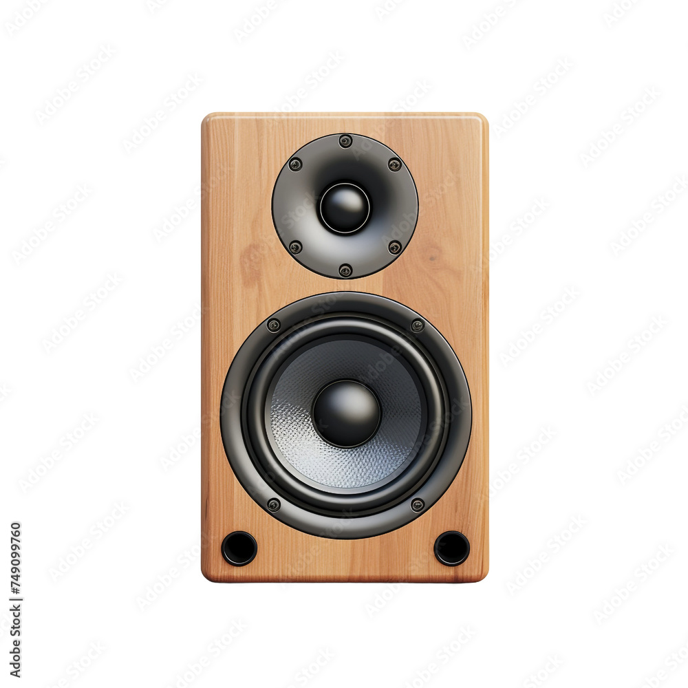 Speakers isolated on transparent background Speakers isolated on transparent background