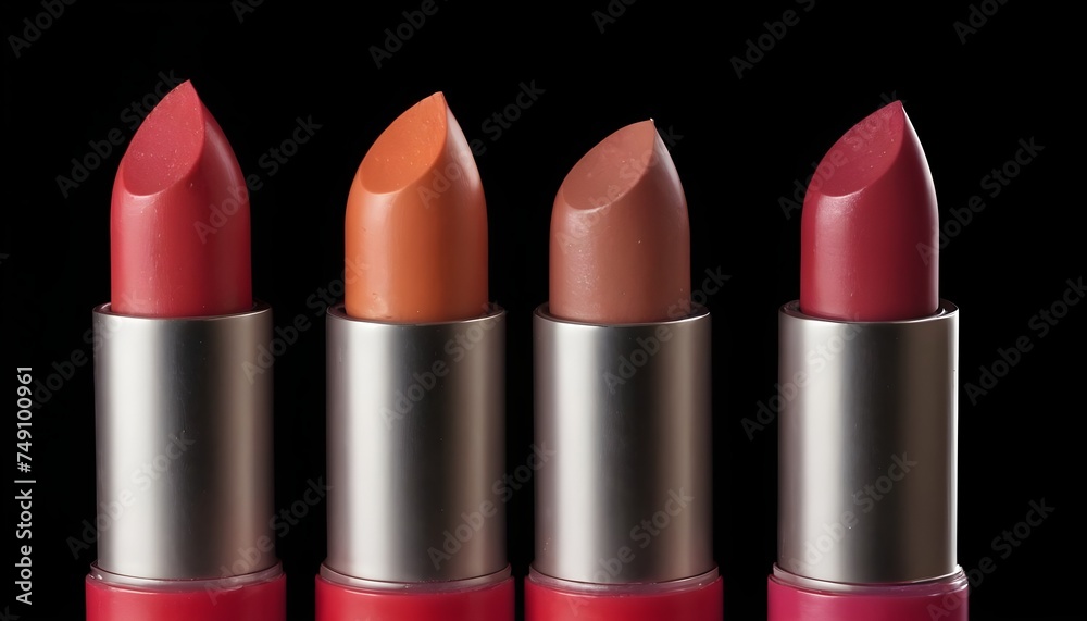 Obraz premium lipstick on black background