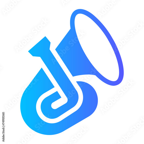 tuba Gradient icon