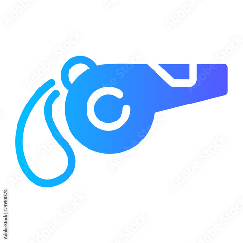 whistle Gradient icon