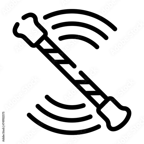 baton Line Icon