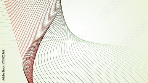 Mint and white abstract background with curve line wallpaper vector image for backdrop