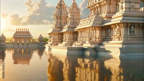 The temple is very large in size . footage 4k photo
