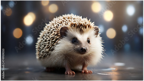 hedgehog in the snow