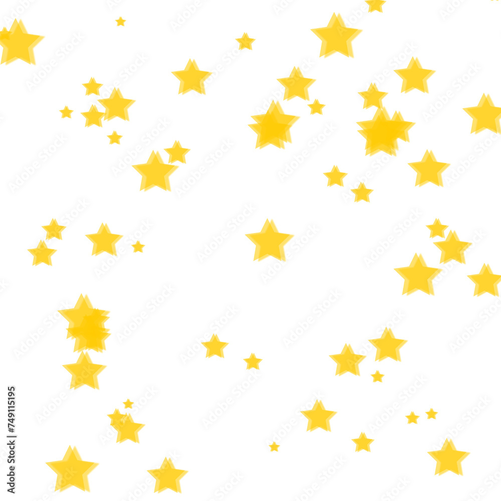 stars on transparent background 