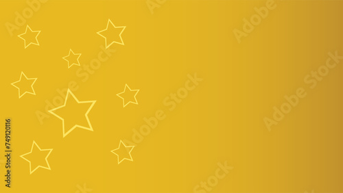 seamless star pattern in golden background with copy space used for greeting presentations