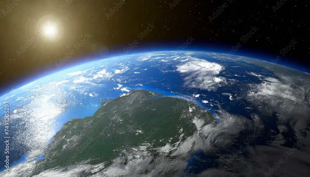 View of earth from space View of earth from space