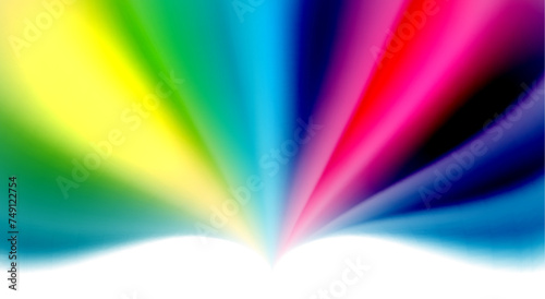 Color mixing liquid rainbow shape background
