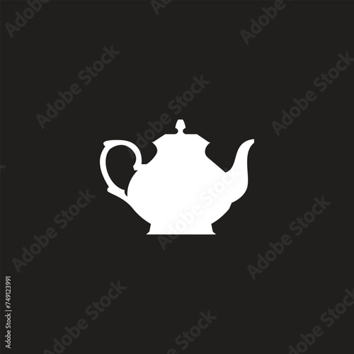 Teapot Icon Vector Simple design